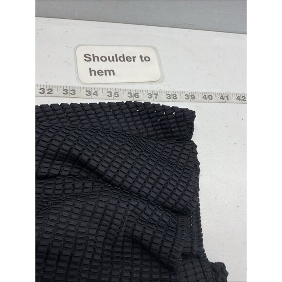 KATHARINE‎ KIDD Womens Black short sleeve mesh drop waist dress size 10 designer - Picture 7 of 12